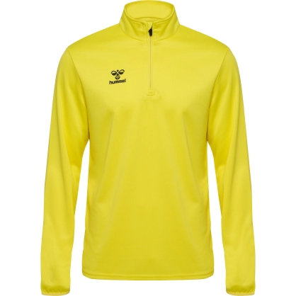 Veste demi zip Essential Hummel jaune - Espace-Handball.com