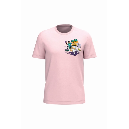 Tee Shirt HB Passion 72 Espace-Handball Rose
