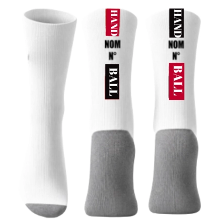 Chaussettes personnalisées Nom + Numéro - ALC