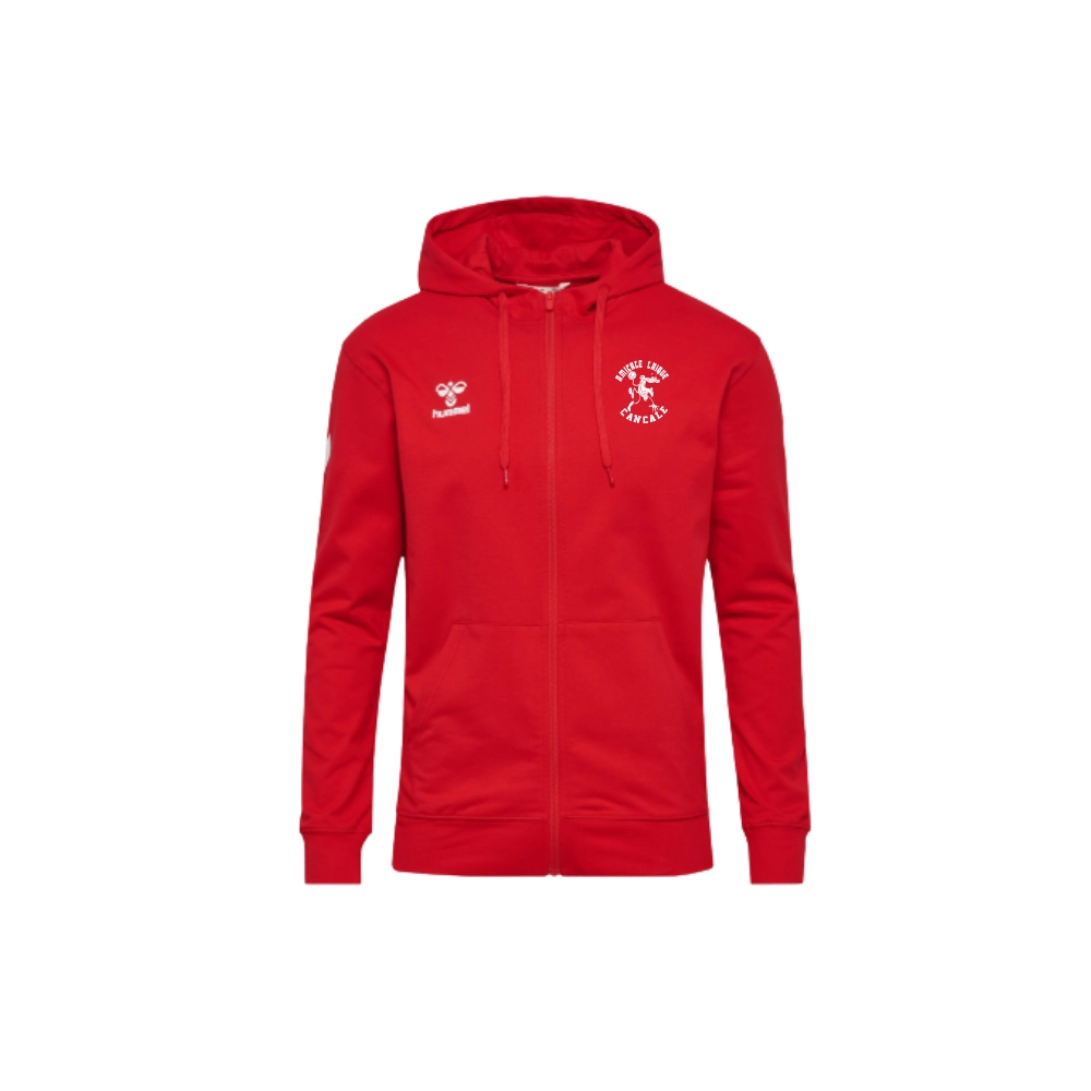 Sweat à capuche zippé Hummel Rouge ALC