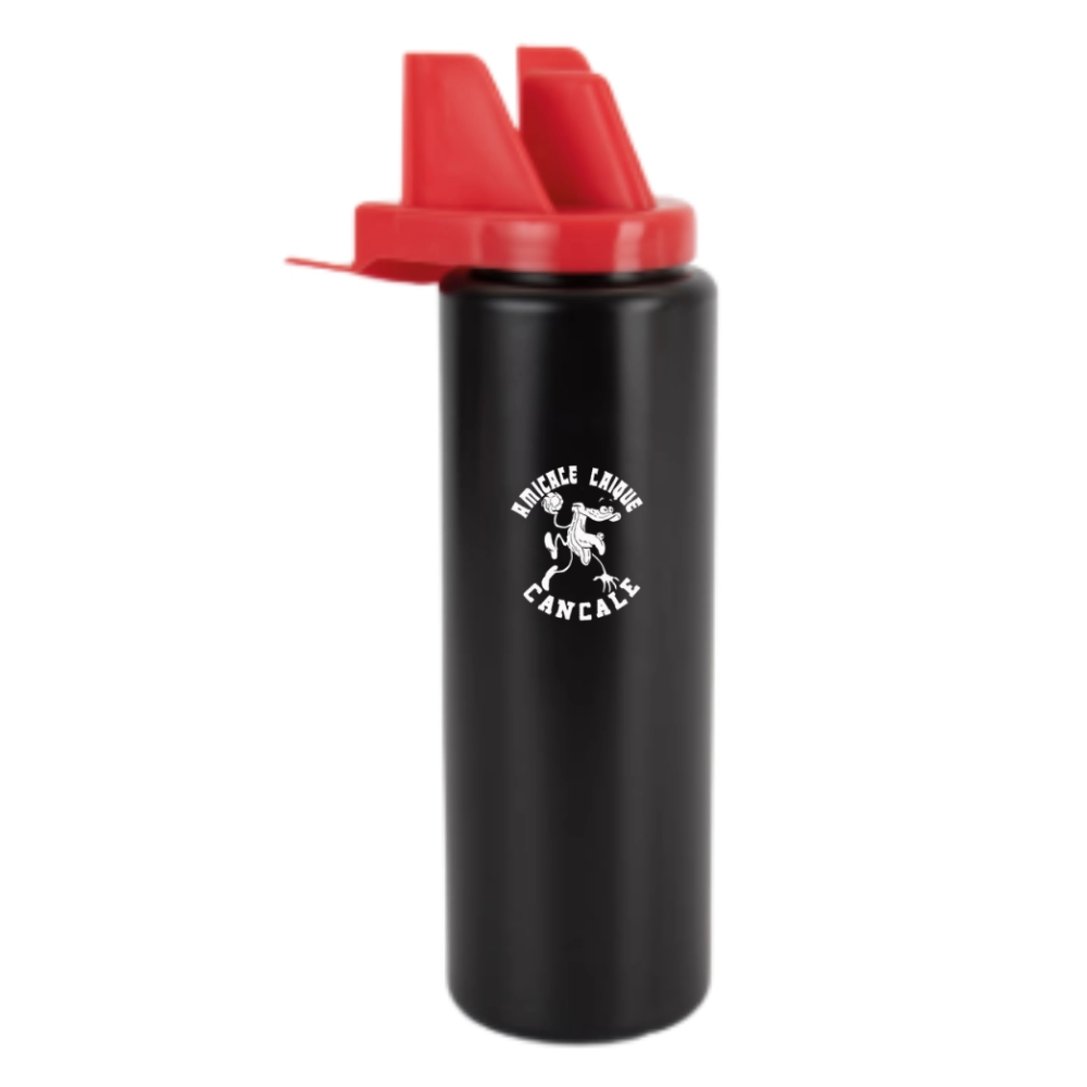 Gourde hygiénique Noir/Rouge ALC