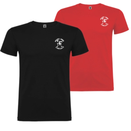 T-shirt Coton Noir ou Rouge ALC - Espace-Handball.com