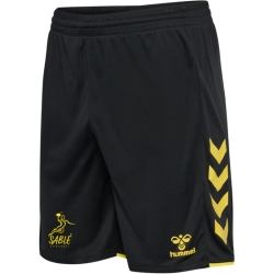 Maillot Hummel Noir/Jaune Sablé HB - Espace-Handball.com