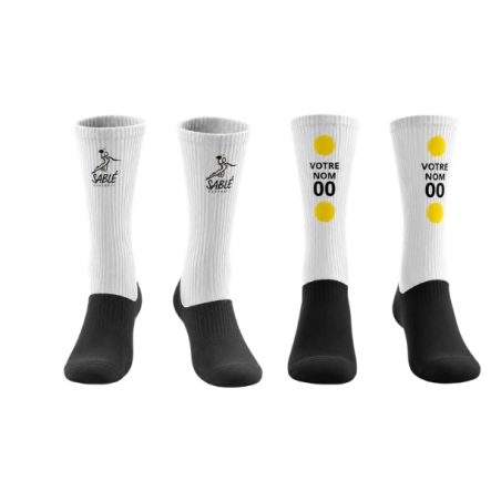 Chaussettes Hummel Noir/Jaune Sablé HB Chaussettes Hummel Noir/Jaune Sablé HB