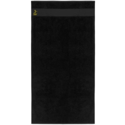 Serviette de bain noir Sablé HB - Espace-Handball.com