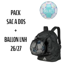 Pack Sac à Dos Filet + Ballon Réplica LNH Sélect 26/27 - Espace-Handball.com