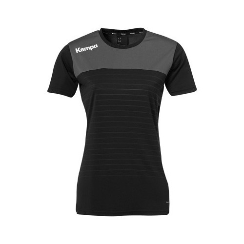 Maillot de Handball Emotion 2.0 Femme Kempa noir/gris