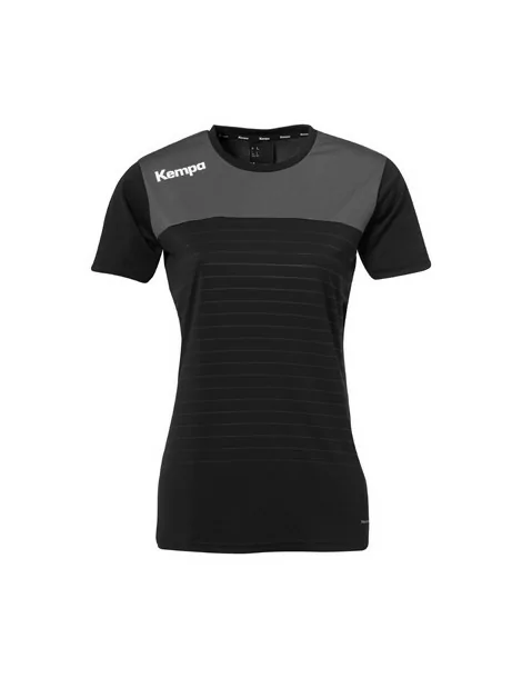 Maillot de Handball Emotion 2.0 Femme Kempa noir/gris