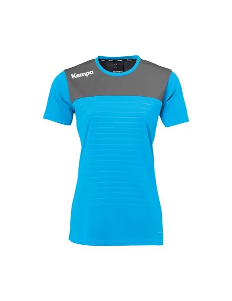 Maillot de Handball Emotion 2.0 Femme Kempa bleu/gris