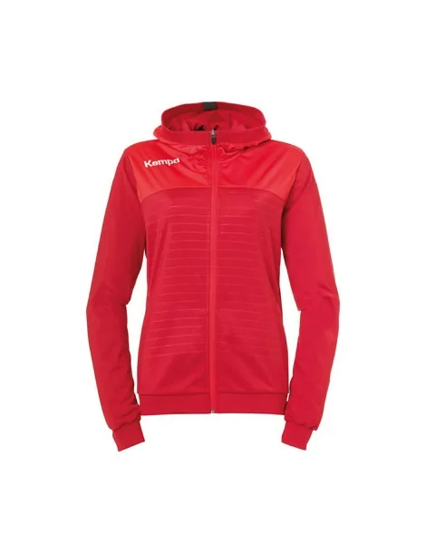 Veste Capuche Handball Emotion 2.0 Kempa Femme - Rouge