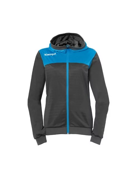 Veste Capuche Handball Emotion 2.0 Kempa Femme - Gris/bleu