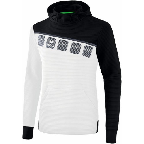 Sweat Capuche 5-c Blanc Erima