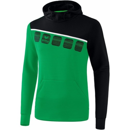 Sweat Capuche 5-c Vert Erima