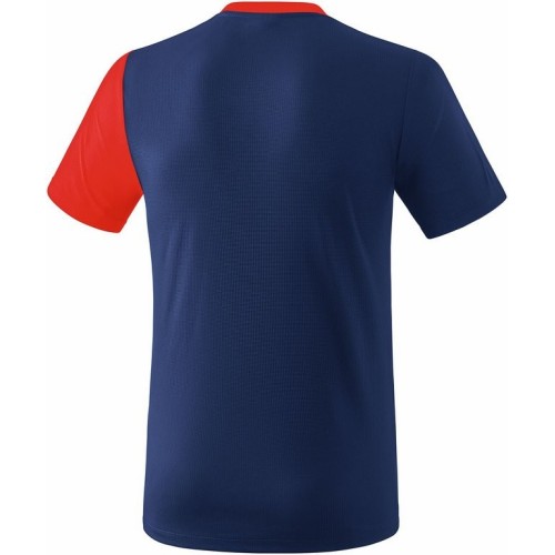 T-Shirt 5-C Handball Erima Navy/Rouge - Adulte