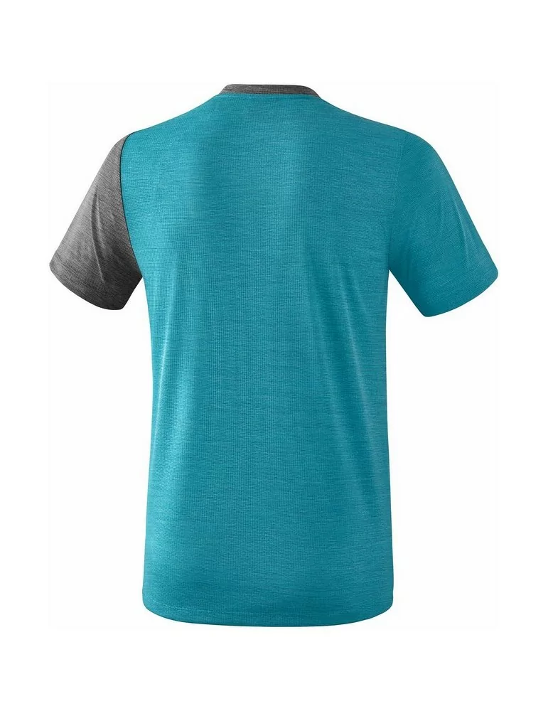 T-Shirt 5-C Handball Erima Bleu Ciel/Gris - Adulte