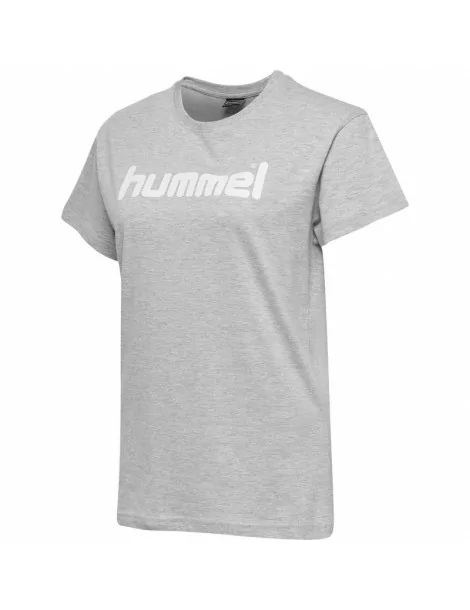 Tee Shirt Hmml Go Femme Hummel Gris